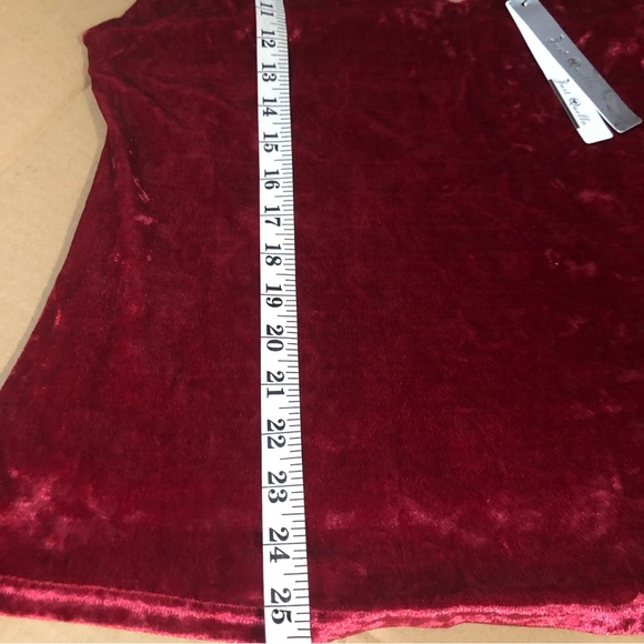 NWT- Just Quella Berry Velvet Tank SZ XL - Picture 12 of 12